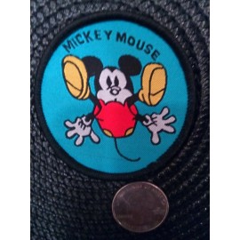 Unbranded Mickey Mouse Falling Mickey Sew on patch 2.5" x 2.5"