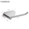 VAEHOLD Self Adhesive Hand Towel Holder for Bathroom, Silver Towel