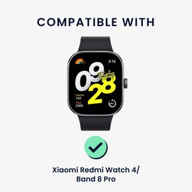 kwmobile Smartwatch Strap Compatible with Xiaomi Redmi Watch 4 / Band 8 Pro Straps - 2x Nylon Replacement Band - Dusty Pink/Beige