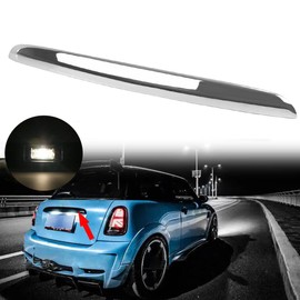 Salem Auto Parts 51132753603 Rear Trunk Handle for Mini Cooper, Chrome Trunk Liftgate Tailgate Hatch Pull Handle with Lamp for 2005-2015 Mini Cooper S R56 R57 R58 R59 R60 R61