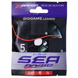 X-Braid SEA BRAID Hanger Pack, 16.4 ft (5 m), Red, No. 8 (55LB)