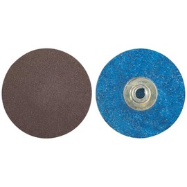 Norton 66261138145 2 in. Gemini R228 AO Medium Grit TS (Type II) Quick-Change Cloth Discs, 100 Grit, 100 Pack