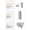 binifiMux 10-Pack M6 x 12mm Hexagon Screws Hex Bolts with