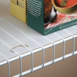 Conimar Shelf-It Shelf Liner for 16" Wire Shelving with Locking Tabs - 10 Foot Roll
