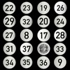 20Pcs Round Gobos Kit for Optical Snoot,66mm/2.6in Metal Plate Patterns