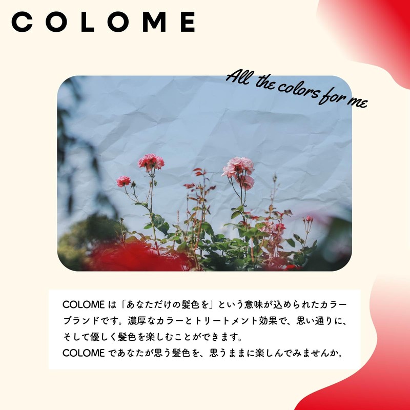 COLOME RED TREATMENT Karatari Red Bleach Hair Damage Repair 8.8