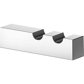 Keuco Metal Towel Hook High Gloss Chrome Bathroom Guest Toilet Modern Wall Hook for Towels and Robes Edition 90 Square
