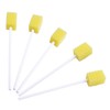 50 Pack Disposable Oral Swabs, Sterile Dental Sponge Swabsticks Unflavored