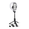 Mackie M-Caster Live Series, 6-Inch Ring Light with Stand/Selfie Stick