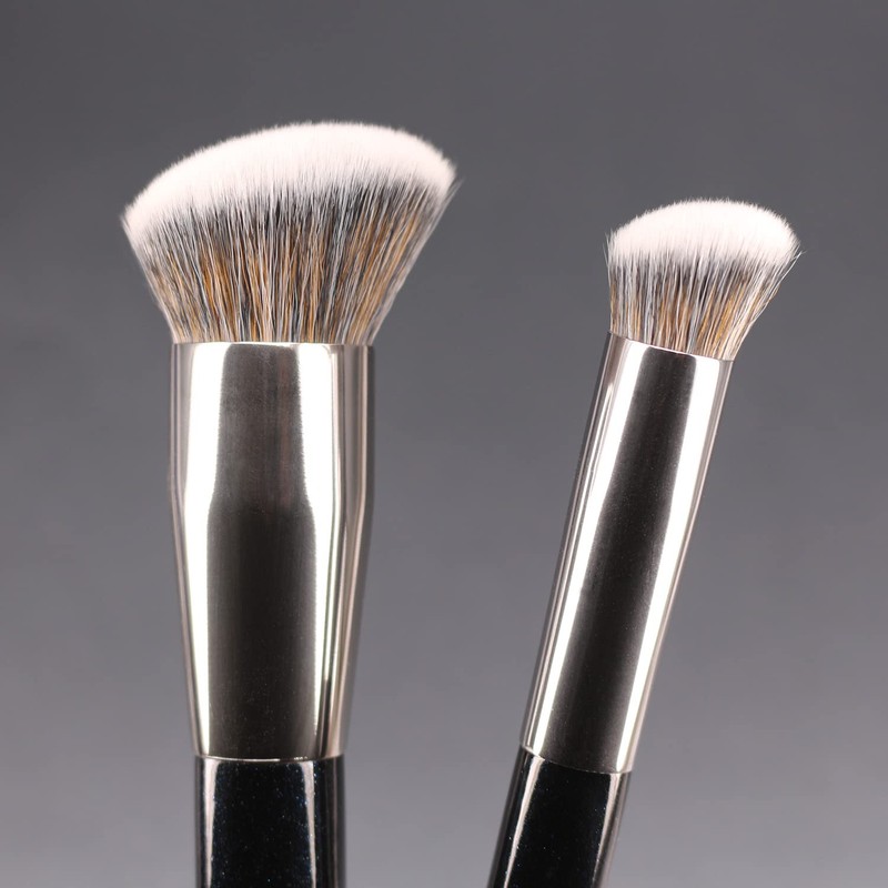 Vela.Yue Foundation and Concealer Brush, 2-Piece Makeup Brush Set for