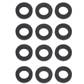 Anillo de Tubería, 12 Arandelas de Manguera de Ducha, Juntas Tóricas de Arandela, Juntas de Silicona, Reemplazo de Goma de Tubería, Arandelas de Grifo (1/2)