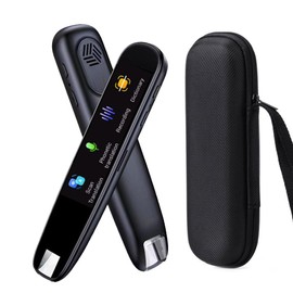 Pluma de Escaneo de Traducción Mejorada, 112 Bolígrafo de Lectura de Escaneo de Traducción de Idiomas, Traductor de Escáner Inteligente,Fuera de Línea para Estudiantes de Idiomas