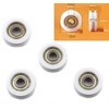 Chiloskit 5x 8 * 30 * 10mm Nylon Round Pulley