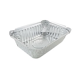Handi-Foil 1 1/2 lb. Oblong "Deep" Take-Out Food Storage Container w/Board Lid (pack of 50)