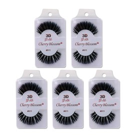 Cherry Blossom 3D Eyelashes (5 Pack of Silk 911)