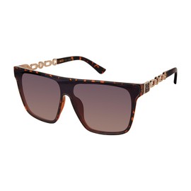 Jessica Simpson Women's J6194 Trendy Shield Square Sunglasses with UV400 - Glamorous Sunglasses for Women, 148mm