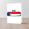 CafePress Driving Through North Carolina Greeting Cards Folded Greeting Card