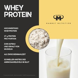 Whey Protein - Vanilla Ice Cream - 3000 g Dose