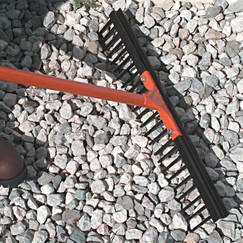 A.M. Leonard All Steel Straight Rake - 18 Inches