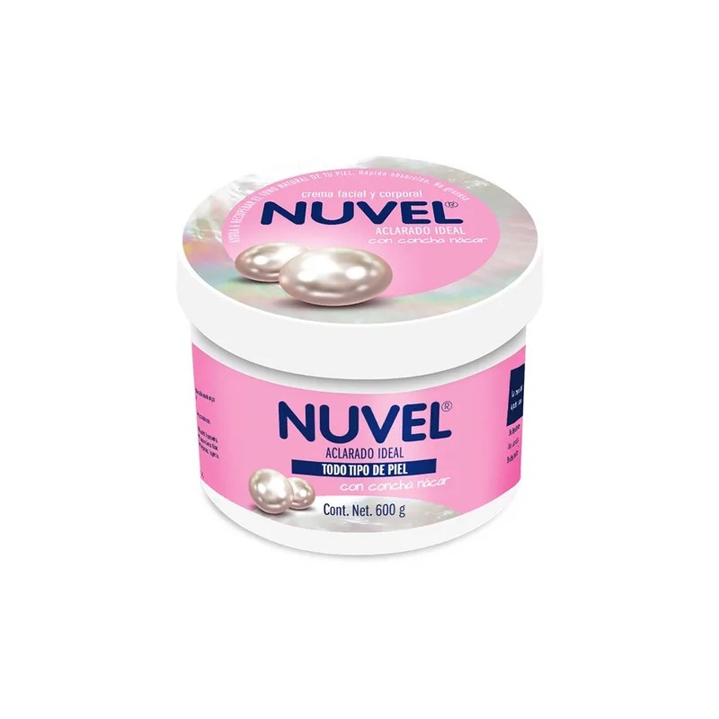 C-Crema Corporal Nuvel Aclarado Ideal con Concha Nácar 600g.