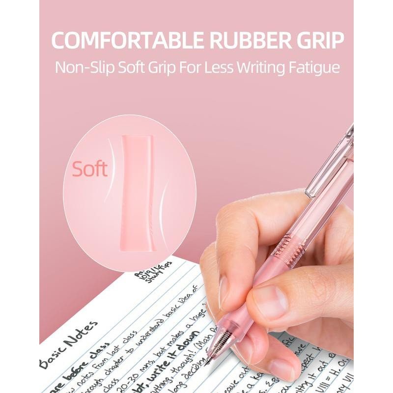 Nicpro 13Pack Pastel Gel Ink Pen Set with Case, Cute