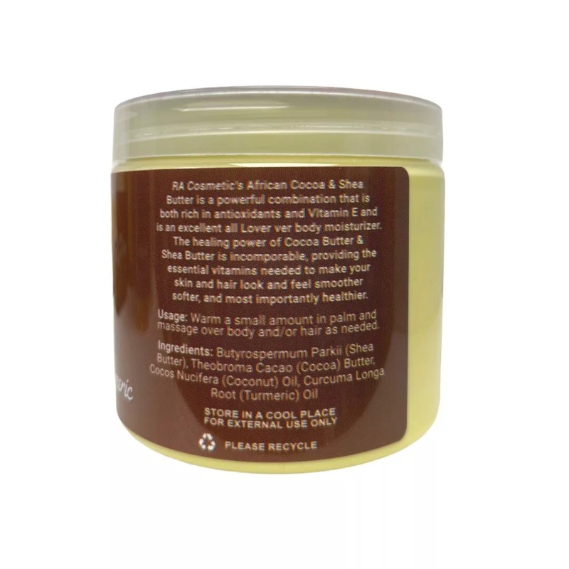 RA Cosmetics Whipped Cocoa & Shea Butter With Turmeric Oil