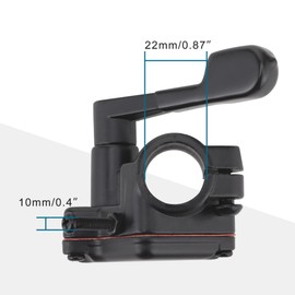 GOOFIT 7/8" 22mm thumb throttle accelerator With rubber sleeve Lever Control Assembly Replacement For 50cc 70cc 90cc 110cc 125cc Mini Moto Quad Pit DirtBike ATV Quad Go Kart
