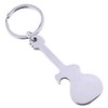 Sportigo ® Guitar Keyring with Bottle Opener in Silver /