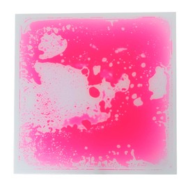 Fun And Function – Gel Floor Tiles - Large (20 x 20 Inch) Liquid Floor Tiles for Sensory Needs – Sensory Floor Tiles for School, Office, Clinic Floor - Pink - 1 Pack – Ages 3+