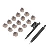 Hearing Amplifier Dome BTE Ear Tip Earplug Set Professional Portable