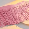 Luomorgo 2 Yards Suede Fringe Trim 6" Wide - Faux