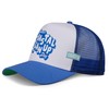 Coastal Clean Up Day White/Blue Trucker Cap, HFT-CleanUpDay-White-Blue-#33469