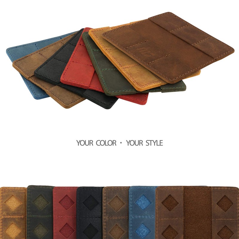 MegaGear Leather SD Card Holder - Camel MG1715