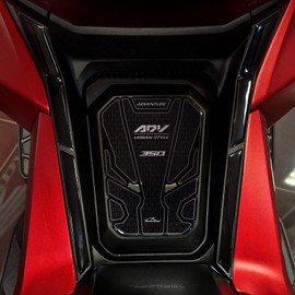 Resin Bike Aufkleber für Motorrad Kompatibel mit Honda ADV 350 2023 2022. Schutz für den Trittbrett-Tunnelbereich vor Stößen und Kratzern. 3D-Harzklebstoff - Stickers - Made in Italy