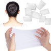 WeKen White Hair Net 24Pcs Individual Package 20" Invisible Elastic