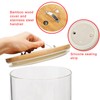 SCENEN Glass Rice Dispenser 5L, Cereal Dispenser Countertop, Grain Dispenser/Food