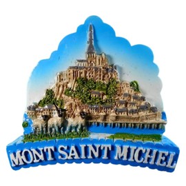 Souvenir Magnet Mont Saint Michel France 7 x 7 x 2 cm Fridge Magnet Figure Decoration GCG 1750
