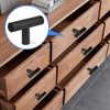 FIGFYOU Pack of 15 T-shaped Bar Handles, Modern Furniture Handles,