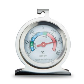 stainless steel fridge/freezer thermometer. Ideal For Home, Restaurants, Bars, Cafes