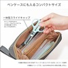 Kutsuwa Scissors HiLiNE Compact Scissors with Integrated Cap, Mint, SS124MT