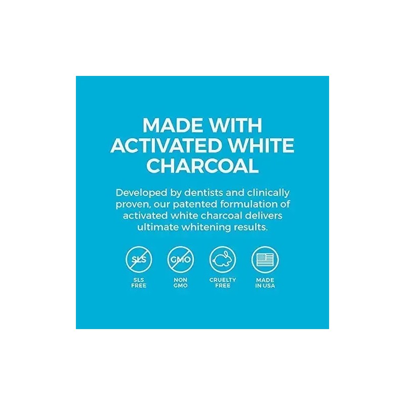Pasta De Dientes White Birch Con Carbón Activado Para Blanqu