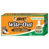 BIC Wite-Out Brand Extra Coverage Correction Fluid, 20 ml, White,