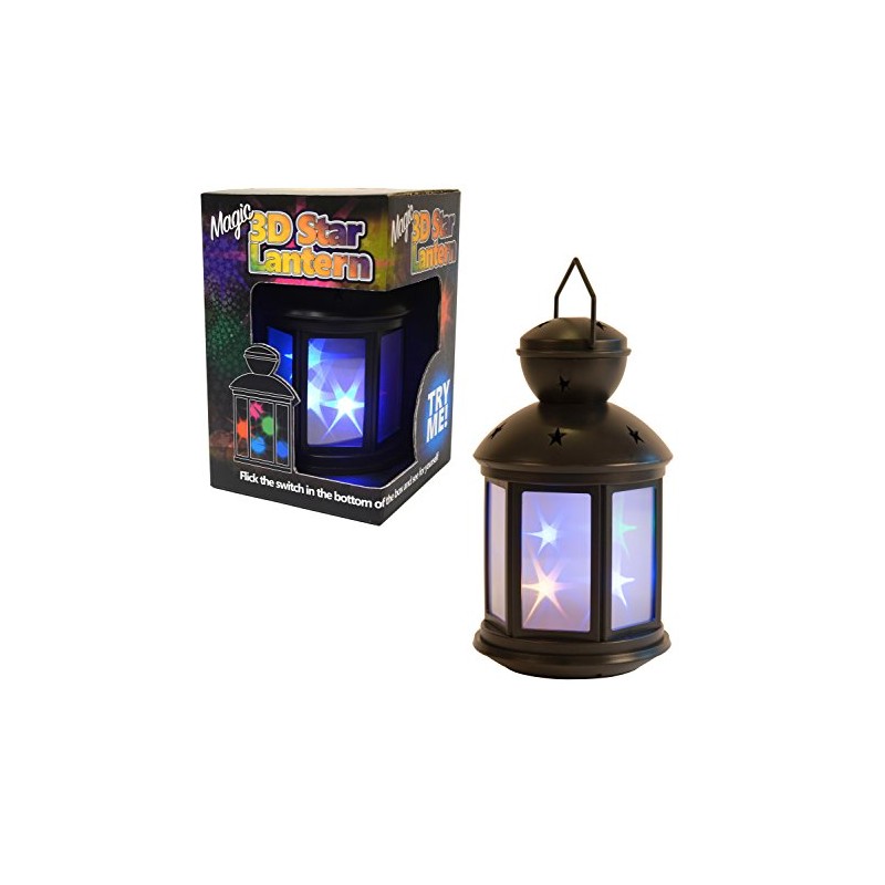 Funtime Gifts Night Light 3-Dimensional Magic Star Lantern, Multi-Colour