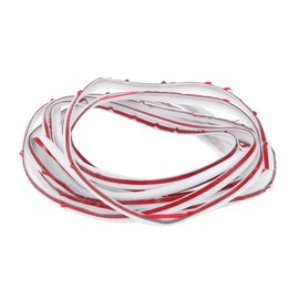 Motoforti Universal Car Weatherstrip Door Weather Stripping Edge Trim Seal Strip Self Adhesive Weather Seal Strip for Engine Cover Trunk Window, 16.4Ft, T-Shape, EPDM Rubber, White