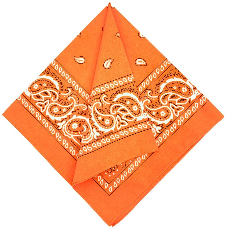 MDSTYLE 100% Cotton Bandana for Men & Women 22" x
