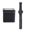Waterproof Quartz Watch with Rubber Strap Adjustable 3 Hands Easy