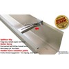 Quick Screw 6" inch Aluminum Hidden Rain Gutter Bracket Hook