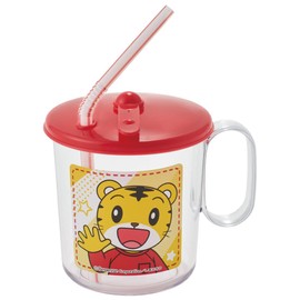 Skater SKJ6AG-A Antibacterial Ag+ Straw, Cup with Cap, Shimajiro, 22, Made in Japan