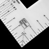 Sarini Tshirt Ruler Guide for Vinyl Alignment,Left Chest, Tee Measurement