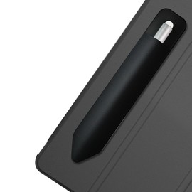 Silicone Pencil Tective Holder, Strong Adhesive Pen Case Holder, Stylus Pen Case Bag Compatible with Pencil Pro 1st 2nd & USB-C Stylus Pens, Black (1Pcs)